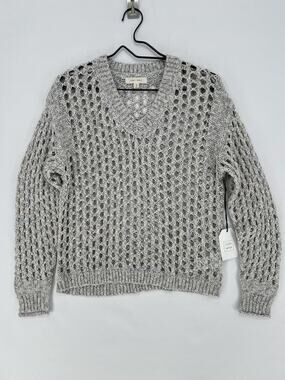 NWT Cleo + Wolf Open Knit Sweater Small Coastal Boho Beach Cover Up